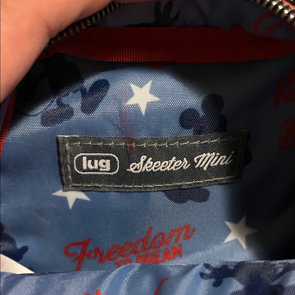 Disney Mickey Mouse LUG crossbody- Red, Blue, White - Picture 7 of 7
